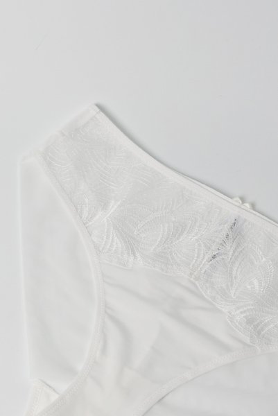 画像12: RINA cream C110 | ノーマルショーツ・ホワイト  | ewabien エヴァビアン (12)