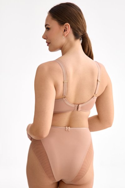 画像5: RINA beige B150 | フルカップ・ワイヤーブラ・セミソフトブラ・大きいサイズ・ベージュ| ewabien エヴァビアン| 輸入下着・高級ランジェリー  (5)