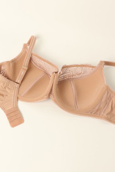画像11: RINA beige B150 | フルカップ・ワイヤーブラ・セミソフトブラ・大きいサイズ・ベージュ| ewabien エヴァビアン| 輸入下着・高級ランジェリー  (11)