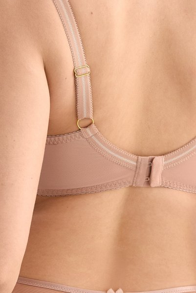 画像7: RINA beige B139 | フルカップ・パッドなし・ワイヤーブラ・一枚レース・大きいサイズ・ベージュ | ewabien エヴァビアン| 輸入下着・高級ランジェリー  (7)