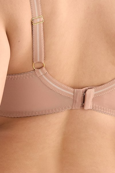 画像7: RINA beige B161 | フルカップ・パッドなし・ワイヤーブラ・一枚レース・大きいサイズ・ベージュ | ewabien エヴァビアン| 輸入下着・高級ランジェリー  (7)