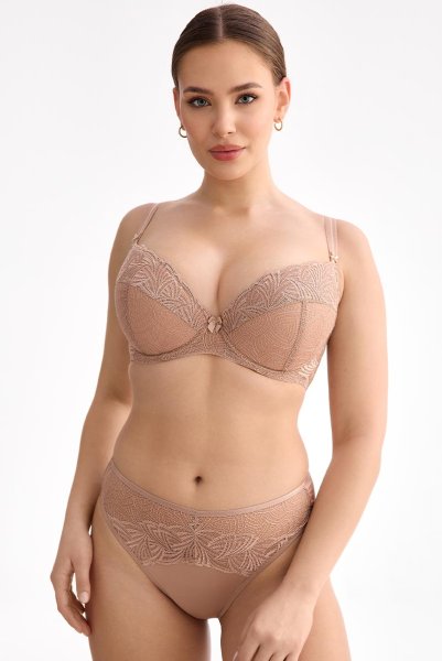 画像5: RINA beige C110 | ノーマルショーツ・ベージュ  | ewabien エヴァビアン (5)