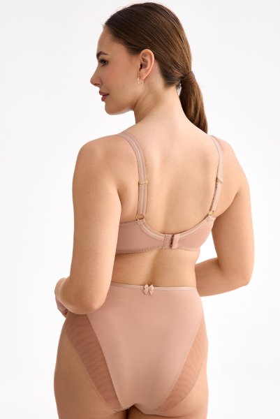 画像6: RINA beige C125 | ハイウエストショーツ・シースルー・ベージュ  | ewabien エヴァビアン (6)
