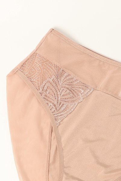 画像12: RINA beige C125 | ハイウエストショーツ・シースルー・ベージュ  | ewabien エヴァビアン (12)