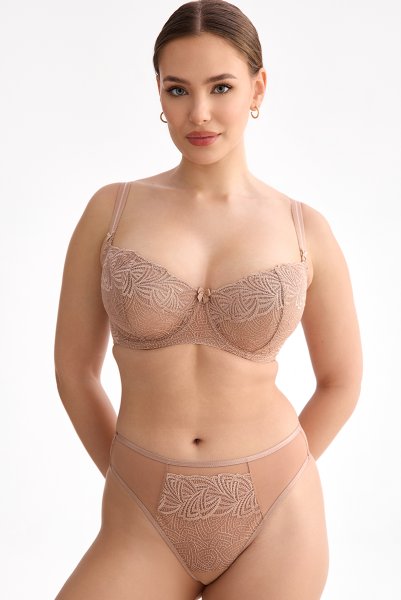 画像5: RINA beige C200 |タンガ・Tバック・ベージュ  | ewabien エヴァビアン (5)