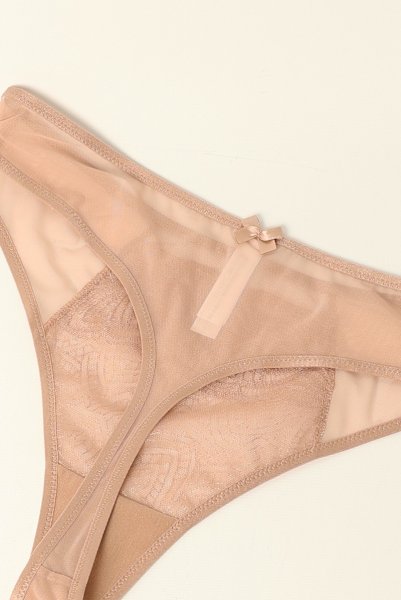 画像12: RINA beige C200 |タンガ・Tバック・ベージュ  | ewabien エヴァビアン (12)