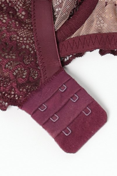 画像13: MARIBEL cherry B862 | ブラレット・フルカップ・パッドなし・ワイヤーブラ・一枚レース・大きいサイズ・バイオレット | ewabien エヴァビアン (13)