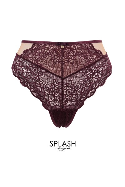 画像1: MARIBEL cherry C511|ブラジリアンショーツ・バイオレット | ewabien エヴァビアン (1)