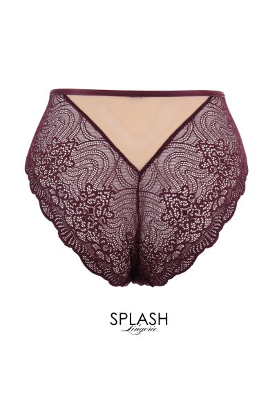 画像2: MARIBEL cherry C511|ブラジリアンショーツ・バイオレット | ewabien エヴァビアン (2)