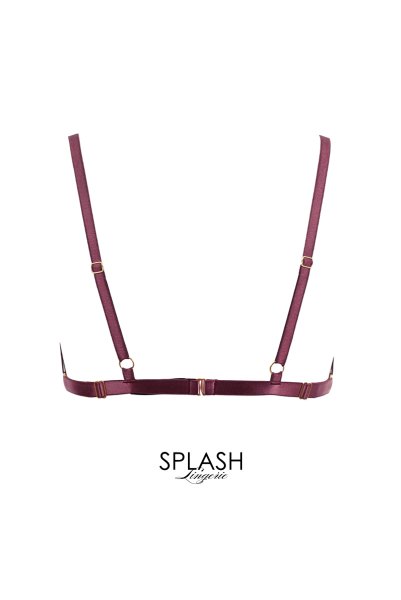 画像2: MARIBEL cherry-HN |ボディハーネス・バイオレット | ewabien エヴァビアン (2)