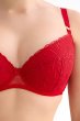 画像6: HARPER-red-B214 | 3/4カップ・ワイヤーブラ・グラマー向け・レッド| ewabien エヴァビアン【サイズ交換OK】 輸入下着・高級ランジェリー  (6)