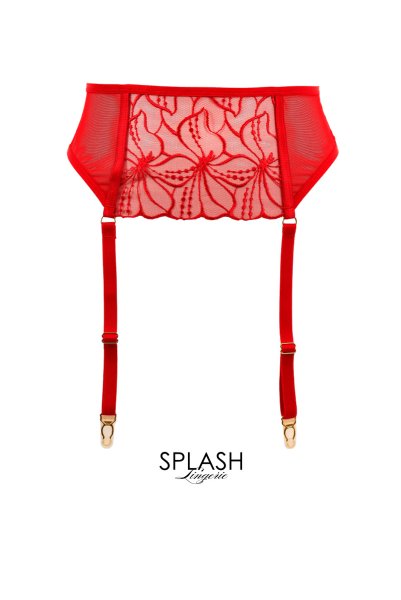 画像1: HARPERred-C603|ガーターベルト・レッド | ewabien エヴァビアン【サイズ交換OK・メール便対象】輸入下着・高級ランジェリー  (1)