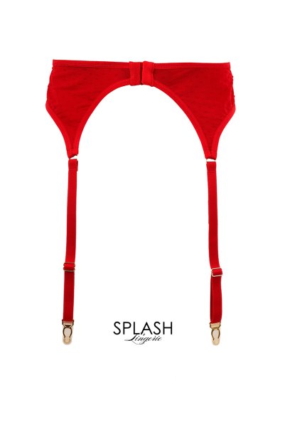 画像2: HARPERred-C603|ガーターベルト・レッド | ewabien エヴァビアン【サイズ交換OK・メール便対象】輸入下着・高級ランジェリー  (2)