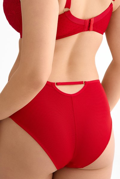 画像4: HARPER red C511｜ブラジリアンショーツ・レッド | ewabien エヴァビアン【サイズ交換NG・メール便対象】輸入下着・高級ランジェリー  (4)
