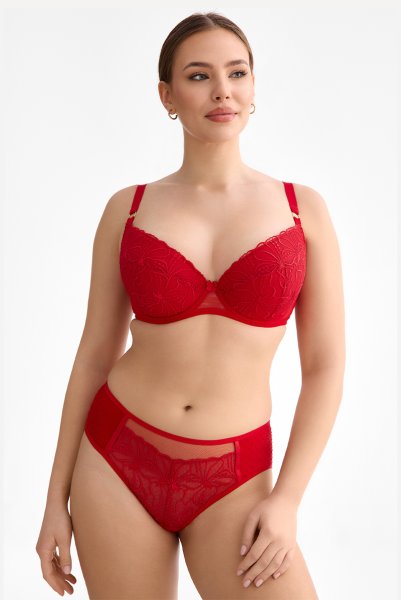 画像5: HARPER red C511｜ブラジリアンショーツ・レッド | ewabien エヴァビアン【サイズ交換NG・メール便対象】輸入下着・高級ランジェリー  (5)