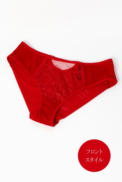 画像9: HARPER red C511｜ブラジリアンショーツ・レッド | ewabien エヴァビアン【サイズ交換NG・メール便対象】輸入下着・高級ランジェリー  (9)