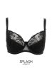 画像1: FIORA black B150 | フルカップ・ワイヤーブラ・セミソフトブラ・大きいサイズ・ブラック| ewabien エヴァビアン【サイズ交換OK】 輸入下着・高級ランジェリー  (1)