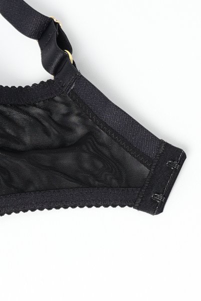 画像11: FIORA black B150 | フルカップ・ワイヤーブラ・セミソフトブラ・大きいサイズ・ブラック| ewabien エヴァビアン【サイズ交換OK】 輸入下着・高級ランジェリー  (11)