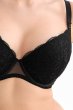 画像6: FIORA black B214 | 3/4カップ・ワイヤーブラ・グラマー向け・すっぴん美乳ブラ・ブラック| ewabien エヴァビアン【サイズ交換OK】 輸入下着・高級ランジェリー  (6)