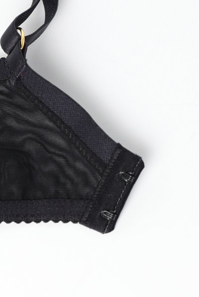 画像12: FIORA black B136 ｜フルカップ・グラマー向け・パッドなし・ワイヤーブラ・一枚レース・ブラック| ewabien エヴァビアン【サイズ交換OK・メール便対象】 輸入下着・高級ランジェリー  (12)