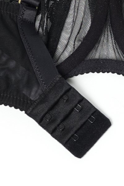 画像13: FIORA black B136 ｜フルカップ・グラマー向け・パッドなし・ワイヤーブラ・一枚レース・ブラック| ewabien エヴァビアン【サイズ交換OK・メール便対象】 輸入下着・高級ランジェリー  (13)