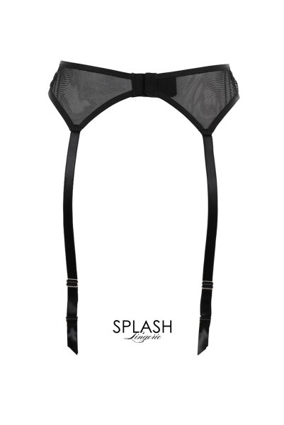 画像2: FIORA black-C606 |ガーターベルト・ブラック | ewabien エヴァビアン【サイズ交換OK・メール便対象】輸入下着・高級ランジェリー  (2)