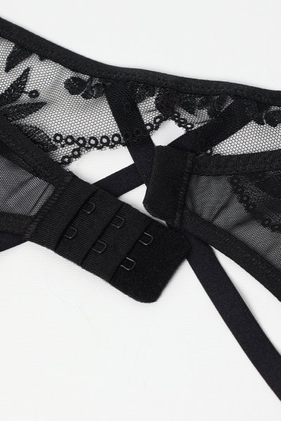 画像12: FIORA black-C606 |ガーターベルト・ブラック | ewabien エヴァビアン【サイズ交換OK・メール便対象】輸入下着・高級ランジェリー  (12)