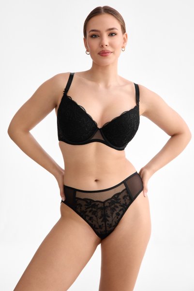 画像5: FIORA black C511｜ブラジリアンショーツ・ブラック | ewabien エヴァビアン【サイズ交換NG・メール便対象】輸入下着・高級ランジェリー  (5)