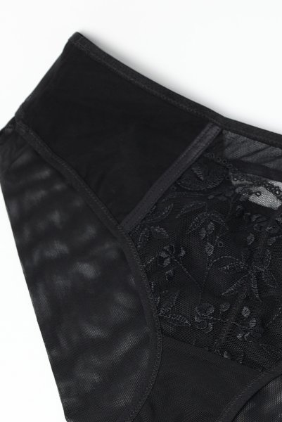 画像11: FIORA black C511｜ブラジリアンショーツ・ブラック | ewabien エヴァビアン【サイズ交換NG・メール便対象】輸入下着・高級ランジェリー  (11)