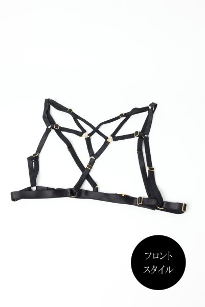 画像10: FIORA black-HN |ボディハーネス・ブラック | ewabien エヴァビアン【サイズ交換NG・メール便対象】輸入下着・高級ランジェリー  (10)