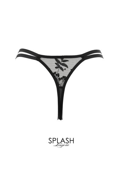 画像2: FIORA black C215 |タンガ・Tバック・ブラック | ewabien エヴァビアン【サイズ交換NG・メール便対象】輸入下着・高級ランジェリー  (2)