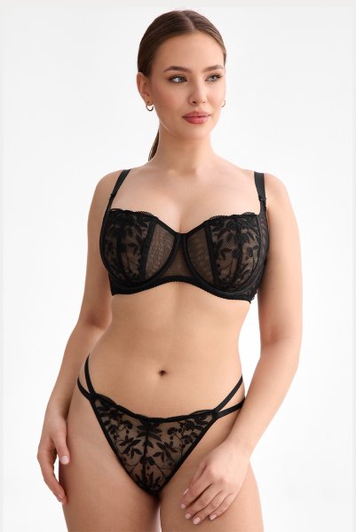 画像5: FIORA black C215 |タンガ・Tバック・ブラック | ewabien エヴァビアン【サイズ交換NG・メール便対象】輸入下着・高級ランジェリー  (5)