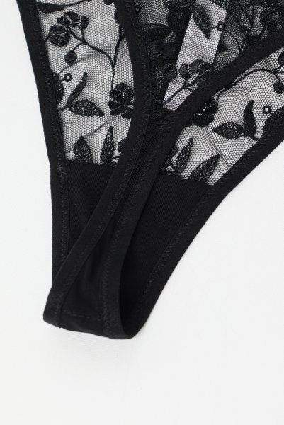 画像14: FIORA black C215 |タンガ・Tバック・ブラック | ewabien エヴァビアン【サイズ交換NG・メール便対象】輸入下着・高級ランジェリー  (14)