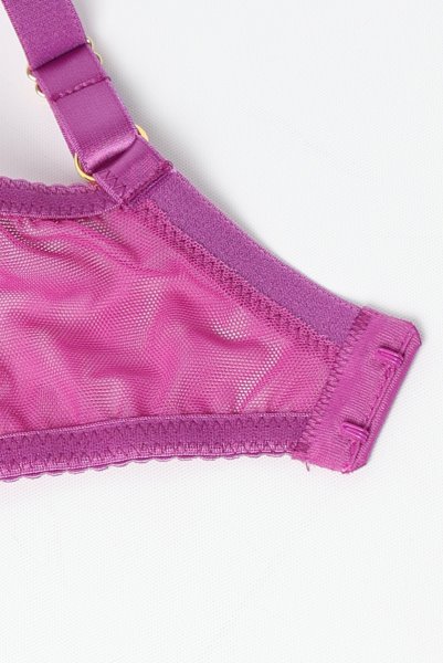 画像11: FIORA fuchsia B150 | フルカップ・ワイヤーブラ・セミソフトブラ・大きいサイズ・紫・ピンク| ewabien エヴァビアン【サイズ交換OK】 輸入下着・高級ランジェリー  (11)