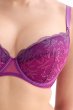 画像6: FIORA fuchsia B214 | 3/4カップ・ワイヤーブラ・グラマー向け・すっぴん美乳ブラ・紫・ピンク| ewabien エヴァビアン【サイズ交換OK】 輸入下着・高級ランジェリー  (6)