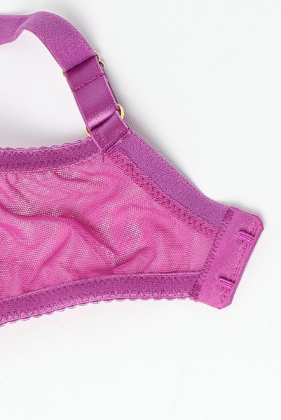 画像11: FIORA fuchsia B214 | 3/4カップ・ワイヤーブラ・グラマー向け・すっぴん美乳ブラ・紫・ピンク| ewabien エヴァビアン【サイズ交換OK】 輸入下着・高級ランジェリー  (11)