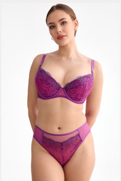 画像5: FIORA fuchsia C511｜ブラジリアンショーツ・紫・ピンク | ewabien エヴァビアン【サイズ交換NG・メール便対象】輸入下着・高級ランジェリー  (5)