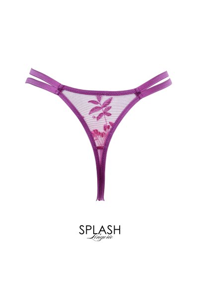 画像2: FIORA fuchsia C215 |タンガ・Tバック・紫・ピンク | ewabien エヴァビアン【サイズ交換NG・メール便対象】輸入下着・高級ランジェリー  (2)