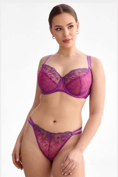 画像5: FIORA fuchsia C215 |タンガ・Tバック・紫・ピンク | ewabien エヴァビアン【サイズ交換NG・メール便対象】輸入下着・高級ランジェリー  (5)