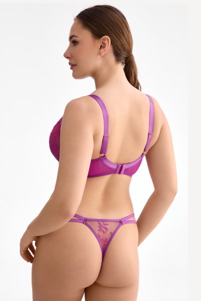 画像6: FIORA fuchsia C215 |タンガ・Tバック・紫・ピンク | ewabien エヴァビアン【サイズ交換NG・メール便対象】輸入下着・高級ランジェリー  (6)