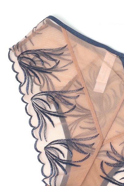 画像14: PALMER blue C511｜ブラジリアンショーツ・ブルー×ベージュ | ewabien エヴァビアン【サイズ交換NG・メール便対象】輸入下着・高級ランジェリー  (14)