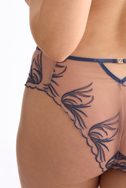 画像8: PALMER blue C322 |ブラジリアンタンガ・ブルー×ベージュ  | ewabien エヴァビアン【サイズ交換NG・メール便対象】輸入下着・高級ランジェリー  (8)