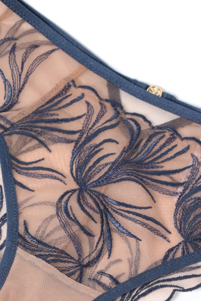 画像11: PALMER blue C322 |ブラジリアンタンガ・ブルー×ベージュ  | ewabien エヴァビアン【サイズ交換NG・メール便対象】輸入下着・高級ランジェリー  (11)