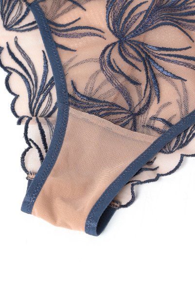 画像13: PALMER blue C322 |ブラジリアンタンガ・ブルー×ベージュ  | ewabien エヴァビアン【サイズ交換NG・メール便対象】輸入下着・高級ランジェリー  (13)