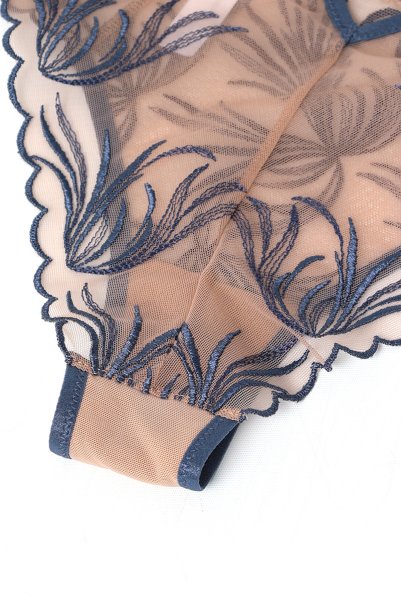 画像14: PALMER blue C322 |ブラジリアンタンガ・ブルー×ベージュ  | ewabien エヴァビアン【サイズ交換NG・メール便対象】輸入下着・高級ランジェリー  (14)