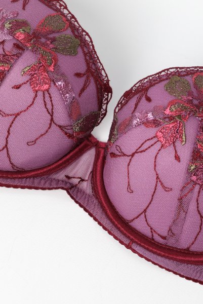 画像10: KARMELA amethyst B214 | 3/4カップ・ワイヤーブラ・グラマー向け・パープル| ewabien エヴァビアン【サイズ交換OK】 輸入下着・高級ランジェリー  (10)