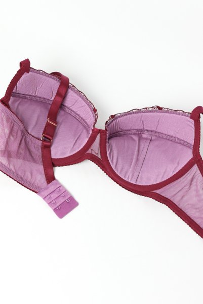 画像11: KARMELA amethyst B214 | 3/4カップ・ワイヤーブラ・グラマー向け・パープル| ewabien エヴァビアン【サイズ交換OK】 輸入下着・高級ランジェリー  (11)