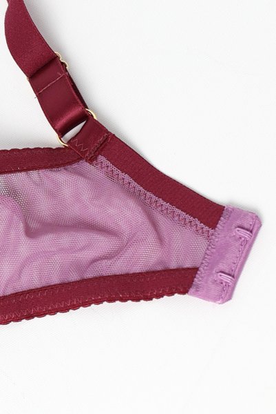 画像12: KARMELA amethyst B214 | 3/4カップ・ワイヤーブラ・グラマー向け・パープル| ewabien エヴァビアン【サイズ交換OK】 輸入下着・高級ランジェリー  (12)