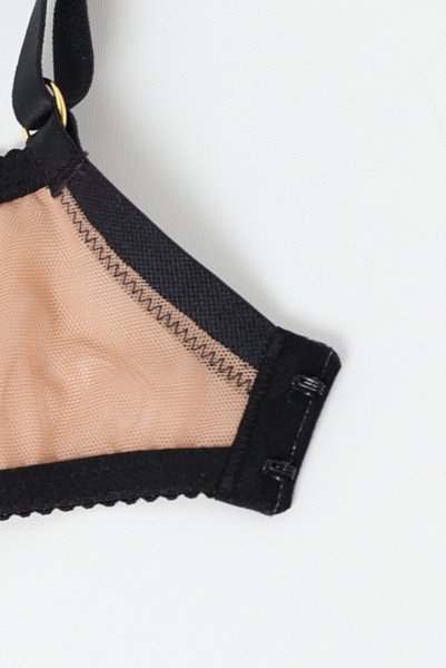 画像12: SALMA beige B161 | フルカップ・パッドなし・ワイヤーブラ・一枚レース・大きいサイズ・ベージュ | ewabien エヴァビアン【サイズ交換OK・メール便対象】 輸入下着・高級ランジェリー  (12)