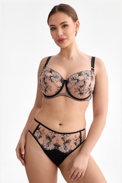 画像5: SALMA beige C511|ブラジリアンショーツ・ベージュ | ewabien エヴァビアン【サイズ交換NG・メール便対象】輸入下着・高級ランジェリー  (5)